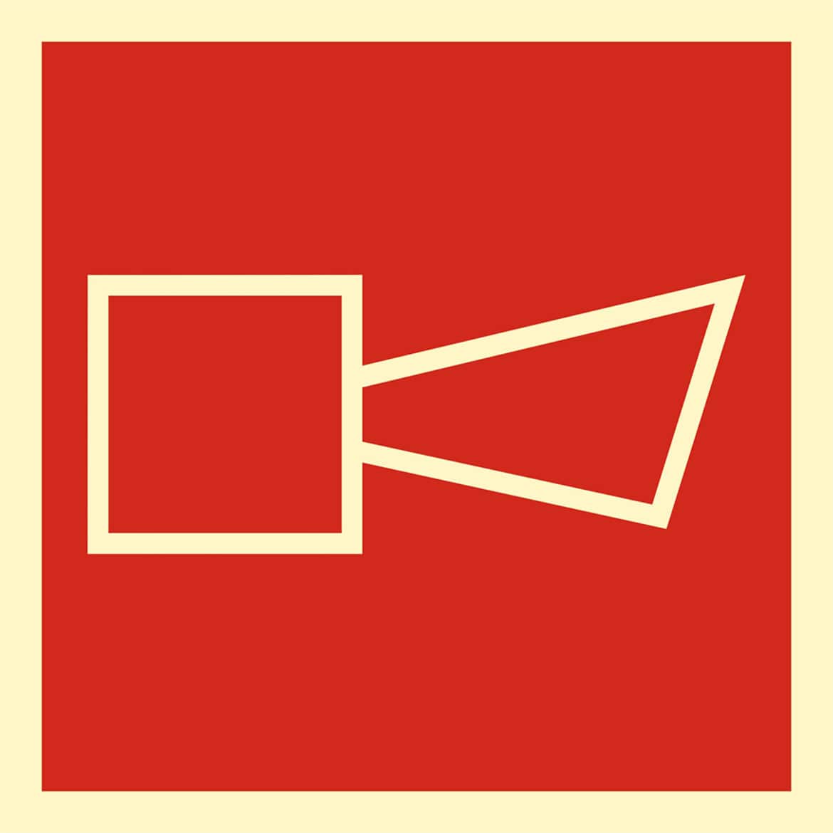 Znak syreny alarmowej